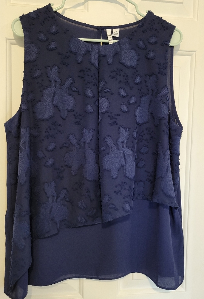 Navy Elle blouse
